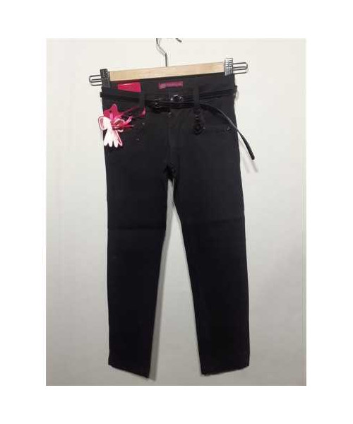 Pantaloni negri pentru fetite blugi Kids Fashion