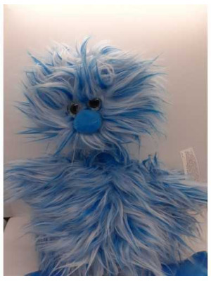 Jucarie de plus Ratusca albastra Noriel 28 cm 2