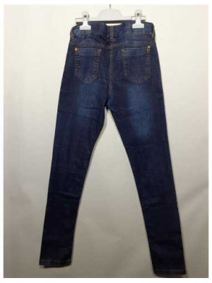 Blugi rupti pentru fete culoare albastru 2