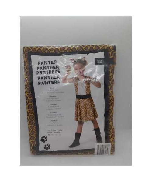 Costum pentru carnaval fetite 3 piese Pantera