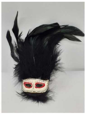 Brosa pentru carnaval model masca