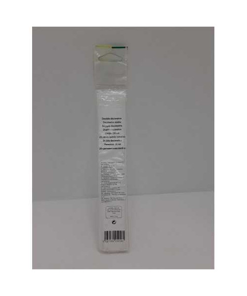 Rigla din plastic cu maner Auchan 20 cm