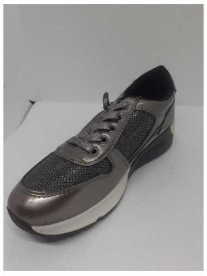 Pantofi sport dama cu siret culoare gri sidef nr 40 2