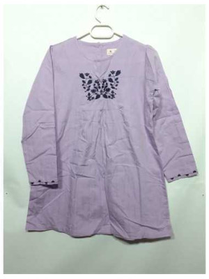 Rochita pentru fetite culoare lila cu floricele Rollover