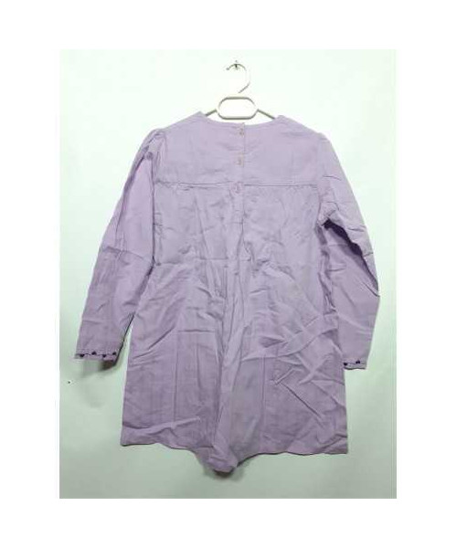 Rochita pentru fetite culoare lila cu floricele Rollover