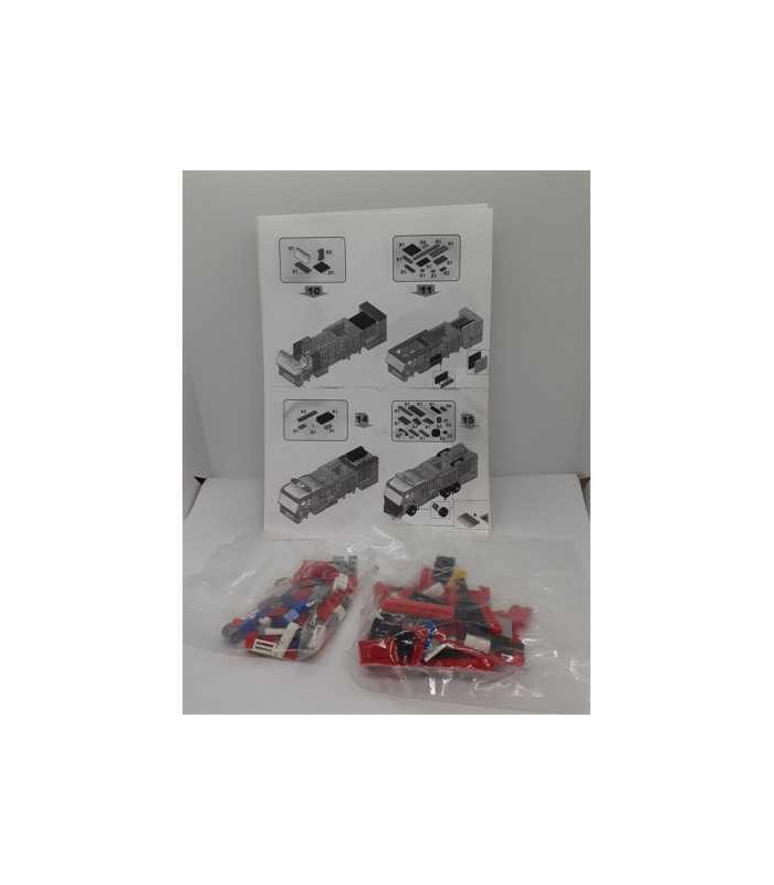 Set de constructie tip lego Masina de pompieri