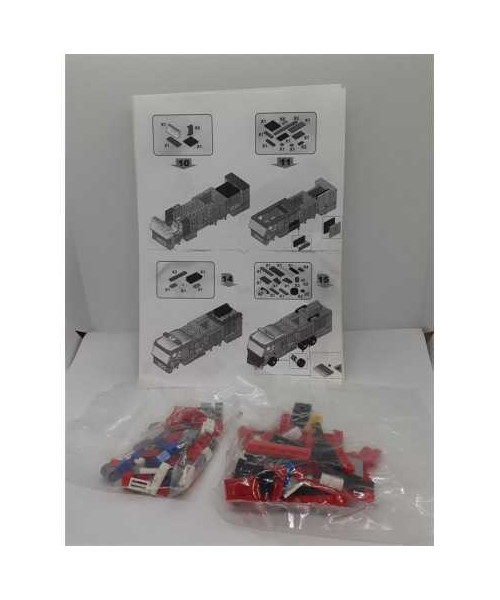 Set de constructie tip lego Masina de pompieri