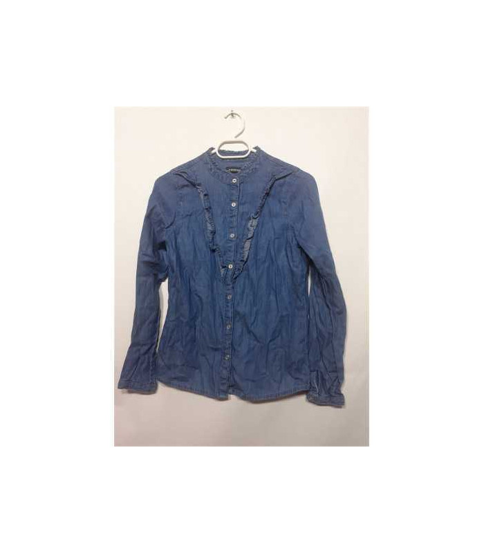 Camasa de blugi pentru fetite cu nasturi metalici In Extenso