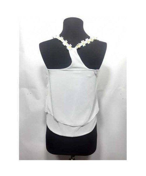 Maieu dama cu bretele din floricele Hailys marime XS