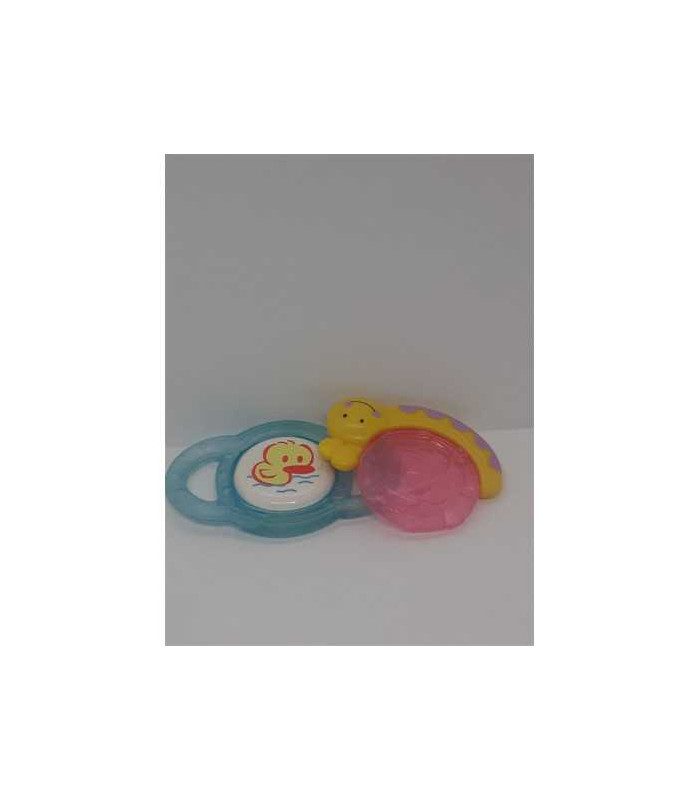Set doua jucarii pentru dentitie cu apa ratusca si melc