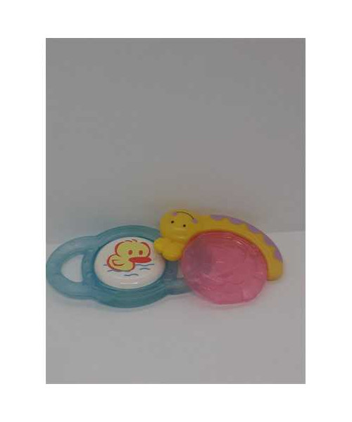 Set doua jucarii pentru dentitie cu apa ratusca si melc