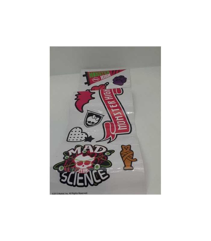 Set 25 abtibilduri diverse modele si marimi Monster High