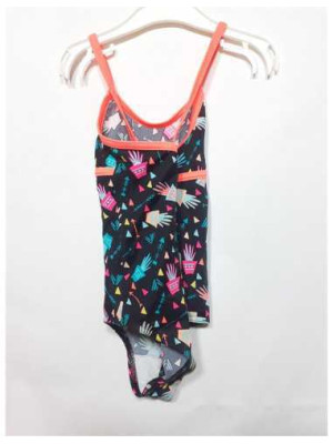 Costum baie intreg pentru fetite multicolor Olaian 2