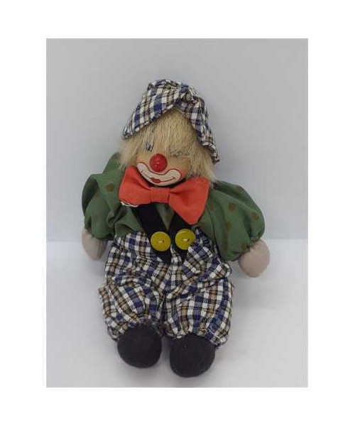 Jucarie Clovn confectionata manual 15 cm