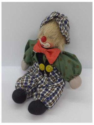 Jucarie Clovn confectionata manual 15 cm 2