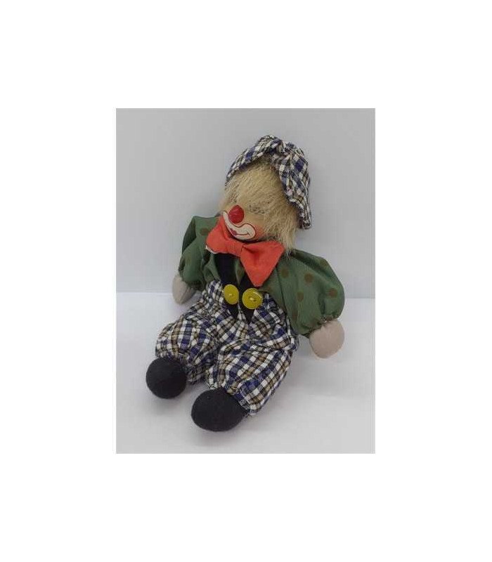 Jucarie Clovn confectionata manual 15 cm