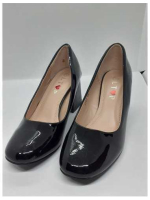 Pantofi dama cu toc culoare negru Ltop marime 35