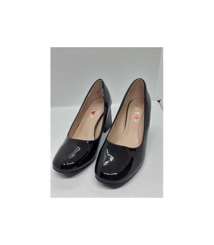 Pantofi dama cu toc culoare negru Ltop marime 35