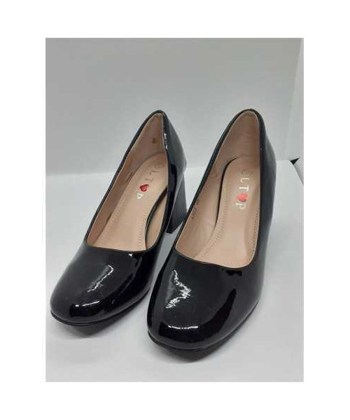 Pantofi dama cu toc culoare negru Ltop marime 35