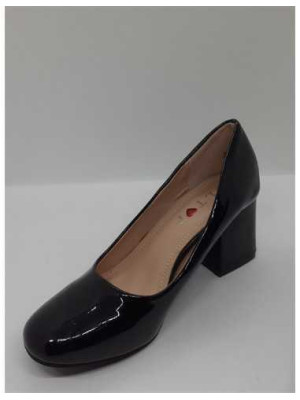 Pantofi dama cu toc culoare negru Ltop marime 35 2