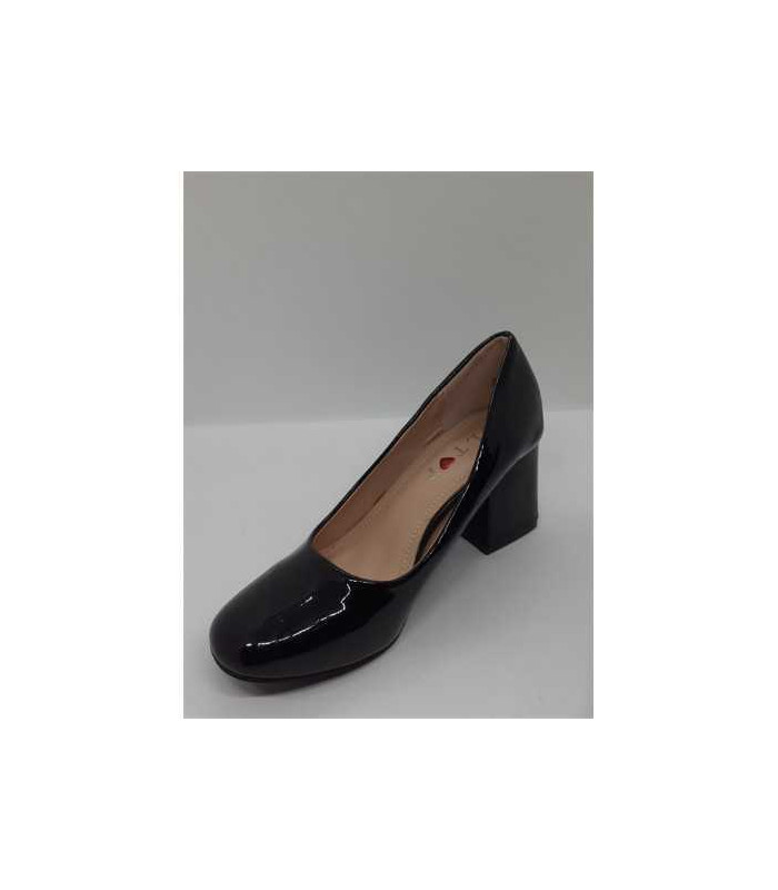 Pantofi dama cu toc culoare negru Ltop marime 35