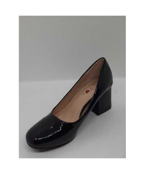 Pantofi dama cu toc culoare negru Ltop marime 35