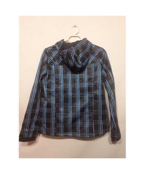 Geaca in carouri cu gluga pentru baieti Crivit