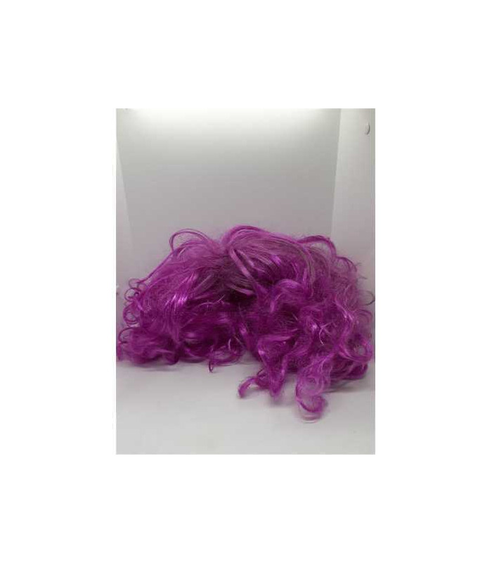 Peruca pentru carnaval culoare mov