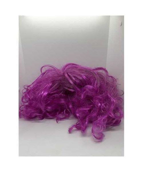 Peruca pentru carnaval culoare mov