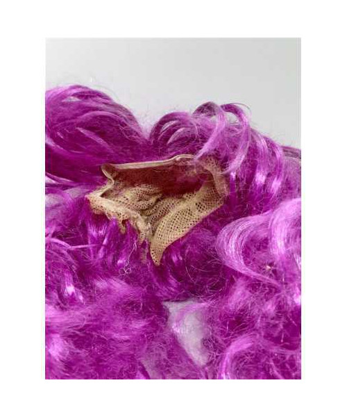 Peruca pentru carnaval culoare mov