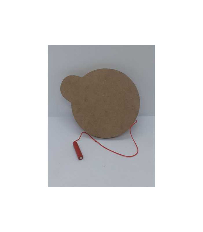 Joc educativ Labirint din lemn cu bile si creion magnetic Buburuza