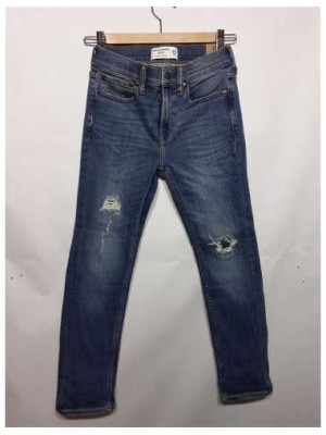 Blugi pentru copii culoare albastru Abercrombie Kids