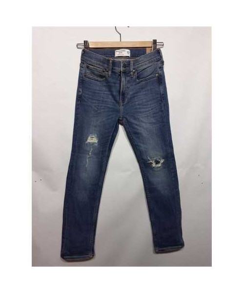 Blugi pentru copii culoare albastru Abercrombie Kids
