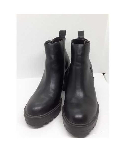 Botine cu toc si talpa track MNG marime 39