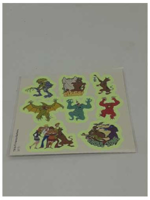 Set 8 abtibilduri fosforescente Scooby Doo pentru copii