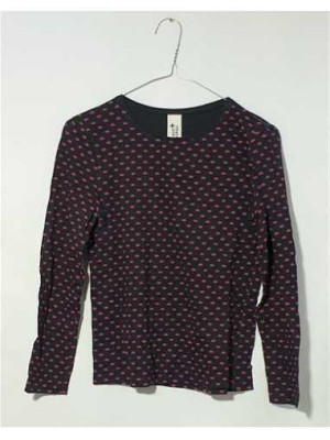 Bluza fetite cu maneca lunga si imprimeu pupici Here There