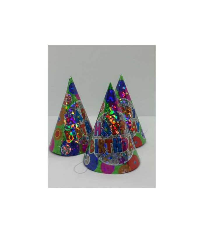 Set 3 coifuri pentru petrecere copii model Happy Birthday