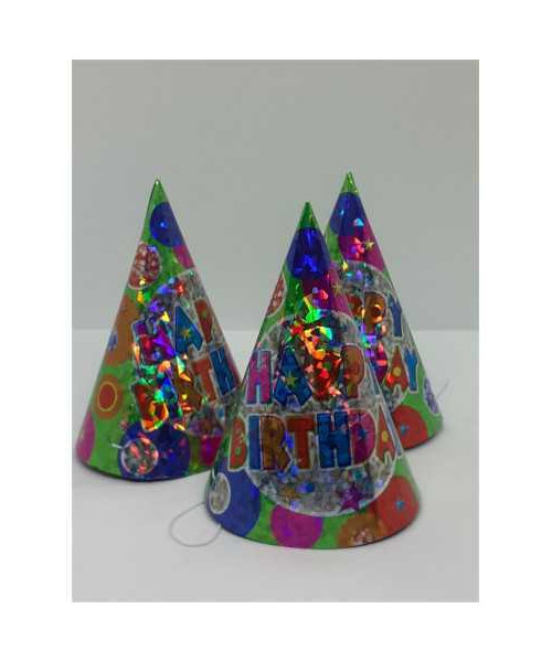 Set 3 coifuri pentru petrecere copii model Happy Birthday