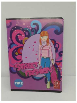 Caiet tip 2 24 file model Street Fashion Pigna