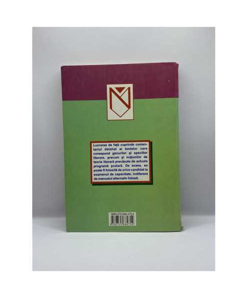 Manual auxiliar pentru examenul de capacitate la Lb Romana