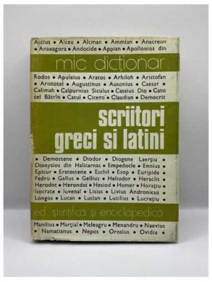 Mic dictionar scriitori greci si latini