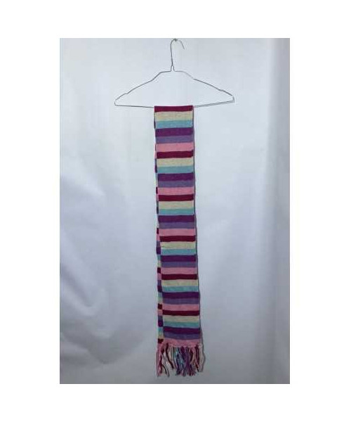 Fular multicolor de fetite cu franjuri marime universala