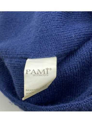 Caciula baietei albastra cu ciucure Pami 2