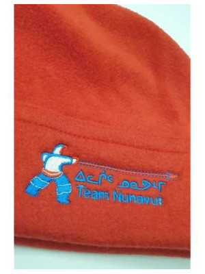 Caciula copii rosie cu scris marime 11 12 ani 2