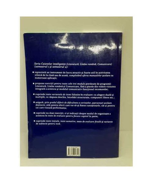 Caietul inteligent Literatura Limba romana Comunicare semestrul 1 clasa 8