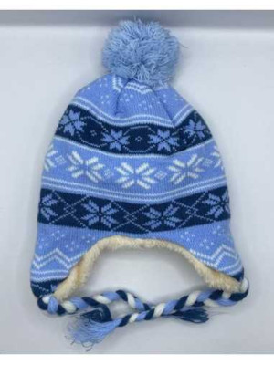 Caciulita copii cu ursulet imblanita marime 6 7 ani 2