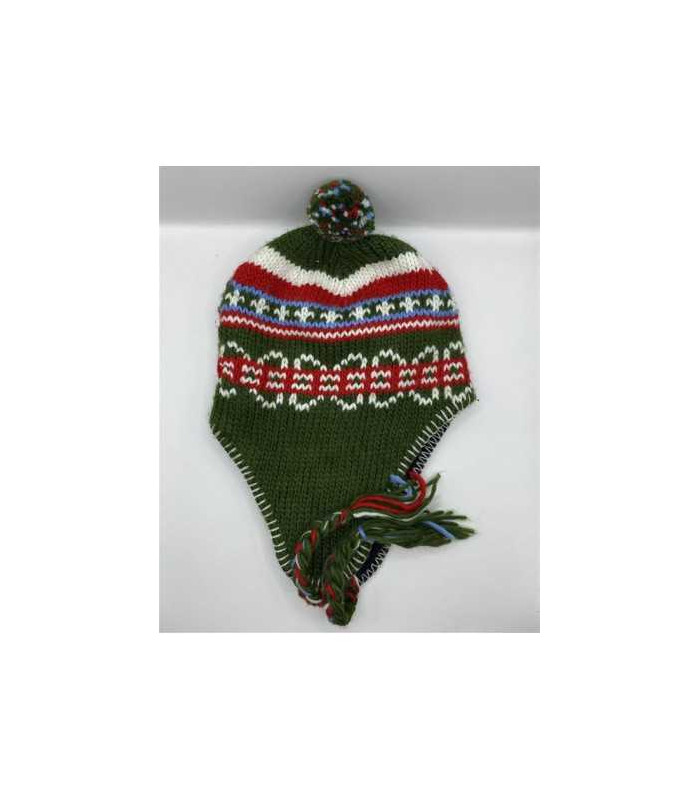 Caciulita copii tricotata cu urechiuse marime 7 8 ani