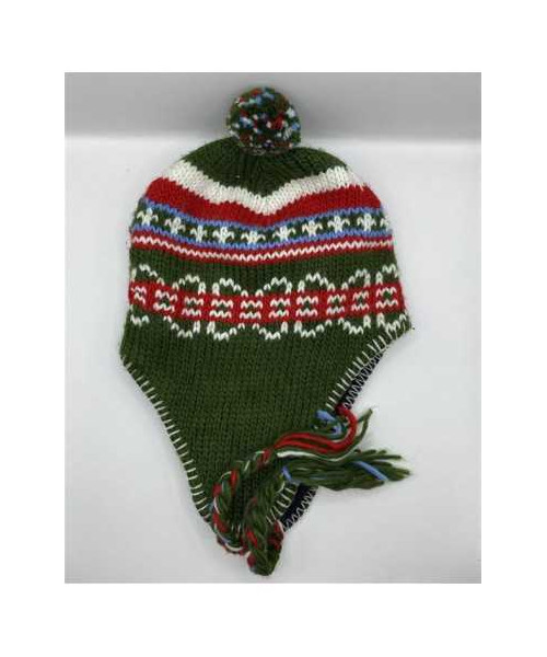 Caciulita copii tricotata cu urechiuse marime 7 8 ani