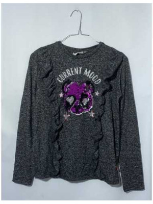 Bluzita cu maneca lunga fetita Emoji marime 10 11 ani