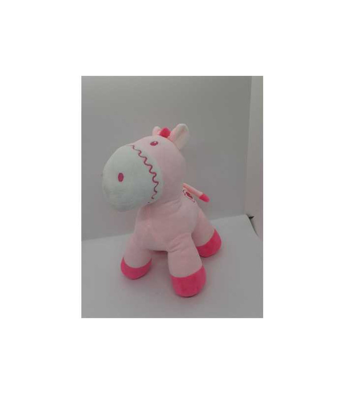 Jucarie de plus zornaitoare Calut roz 23 cm